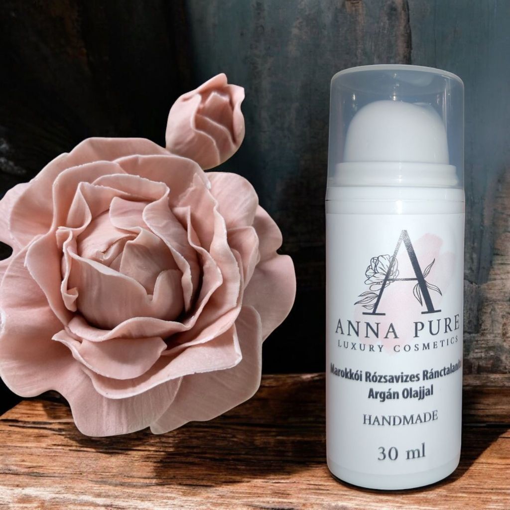 Marokkói Rózsavizes Ránctalanító - Argánolajjal 30 ml