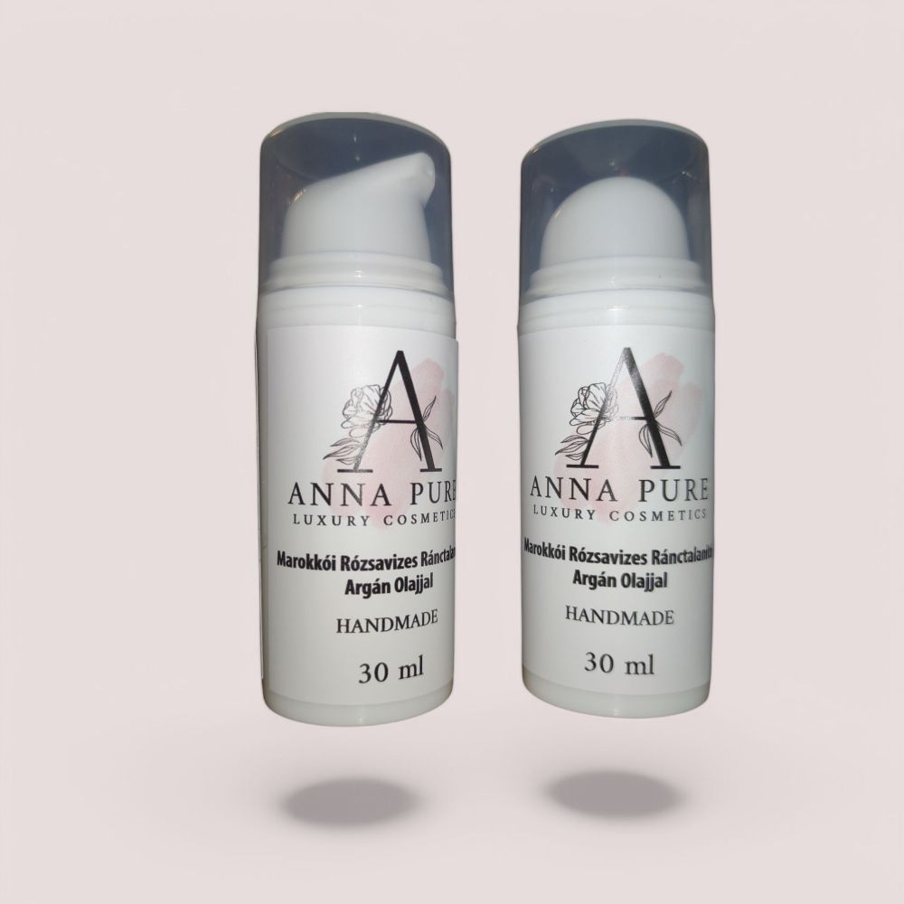Marokkói Rózsavizes Ránctalanító - Argánolajjal 30 ml